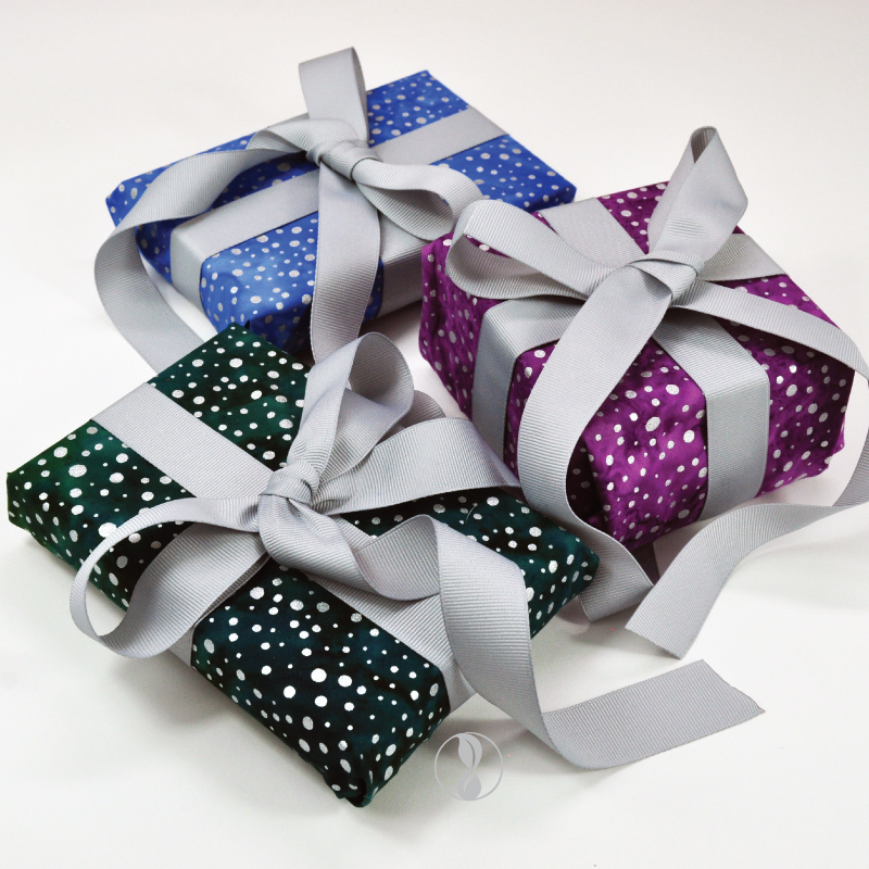 Sparkle Collection Fabric Gift Wrapping
