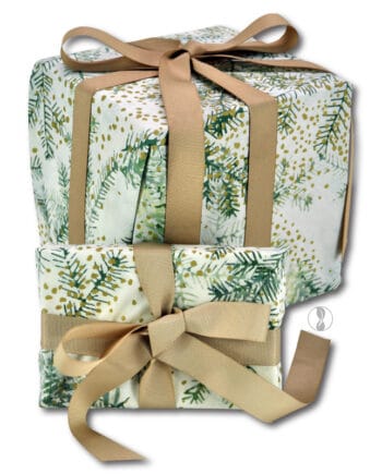 Christmas Boughs with Cream Ribbon