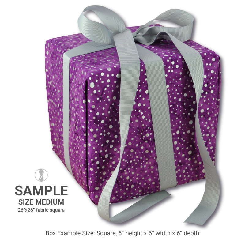 Sparkle Violet Medium Fabric Gift Wrapping