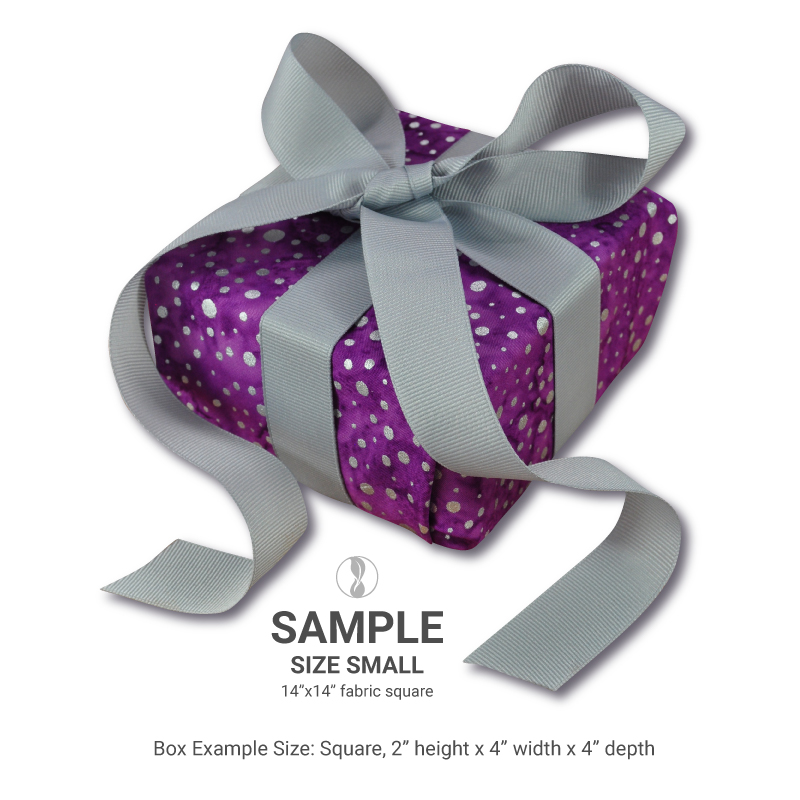 Sparkle Violet Small Fabric Gift Wrapping