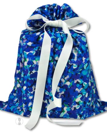 Confetti Blue Fabric Gift Bag