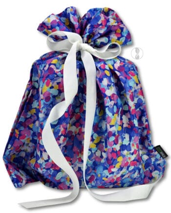 Confetti Purple Fabric Gift Bag