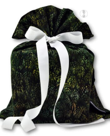 Piney Green Fabric Gift Bag