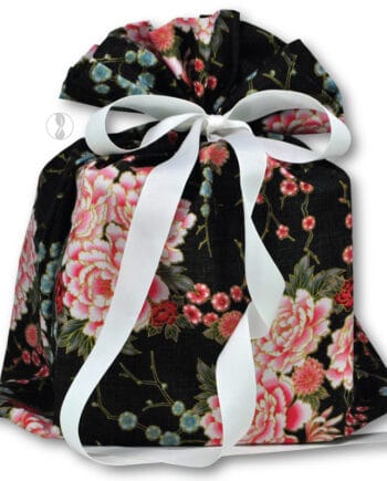 Summer Roses Fabric Gift Bag