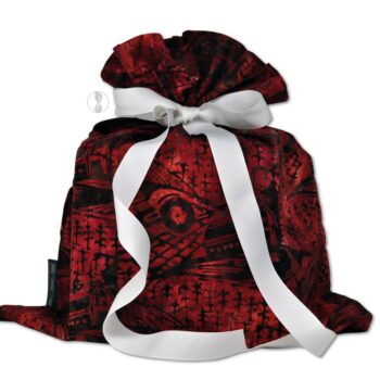 Tractor Red Fabric Gift Bag