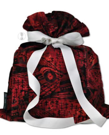 Tractor Red Fabric Gift Bag